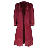 Movie Wonka 2023 Wonka Red Jacket Outfits Cosplay Costume Halloween Carnival Suit